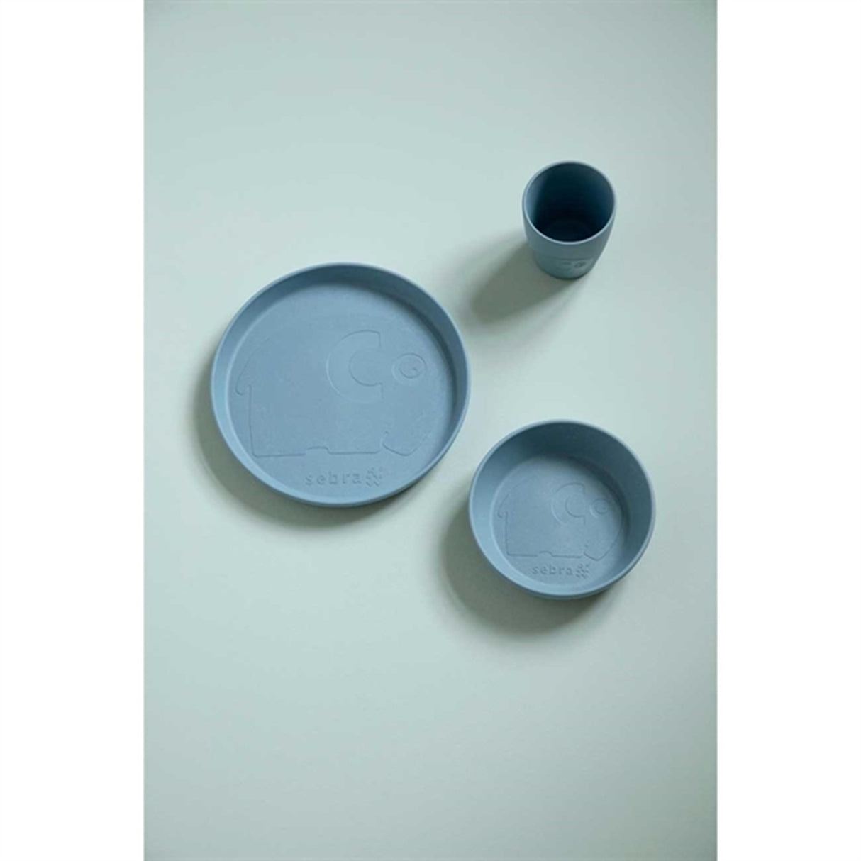 Sebra Mums Plates Powder Blue