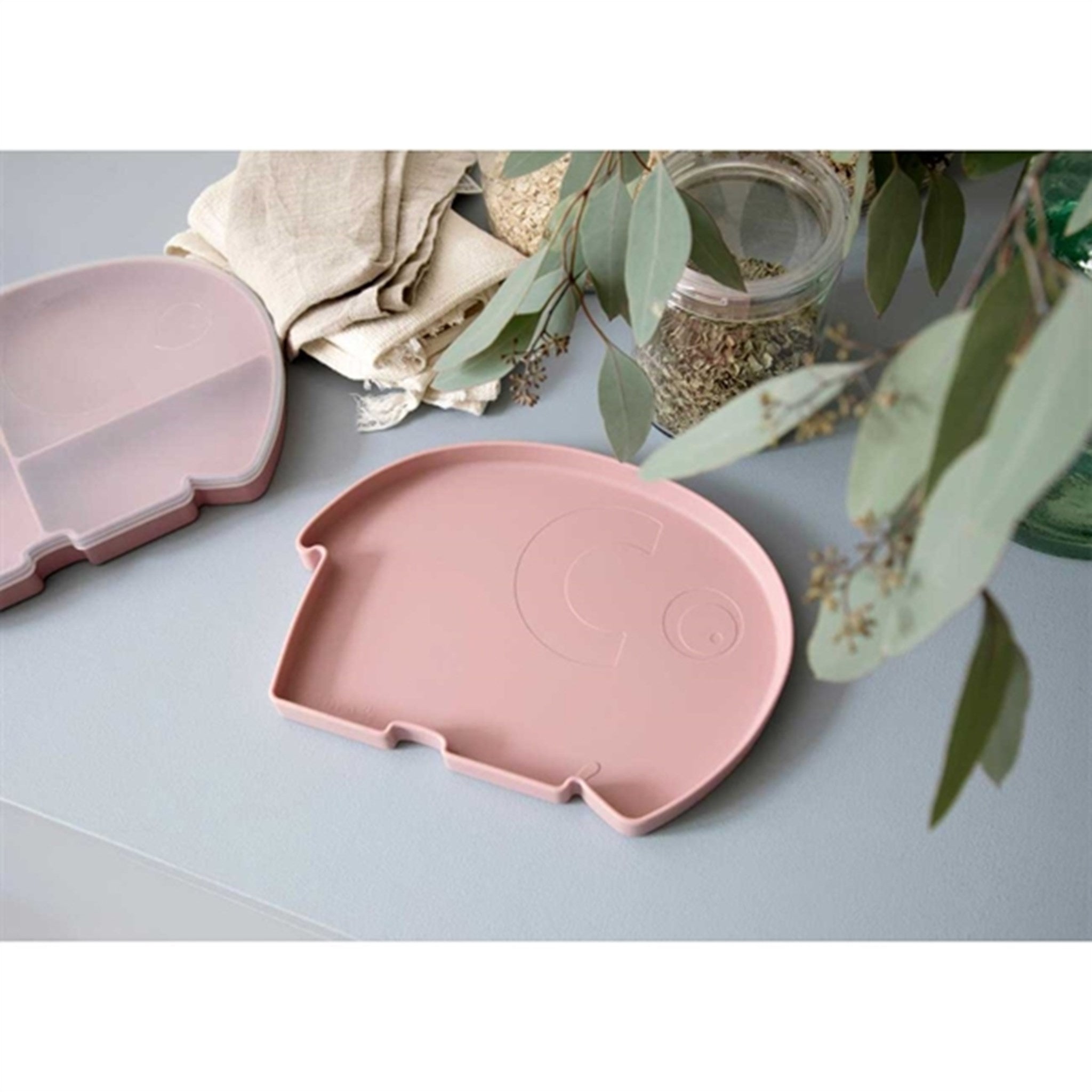 Sebra Silikone Plate Fanto The Elefant Blossom Pink 2