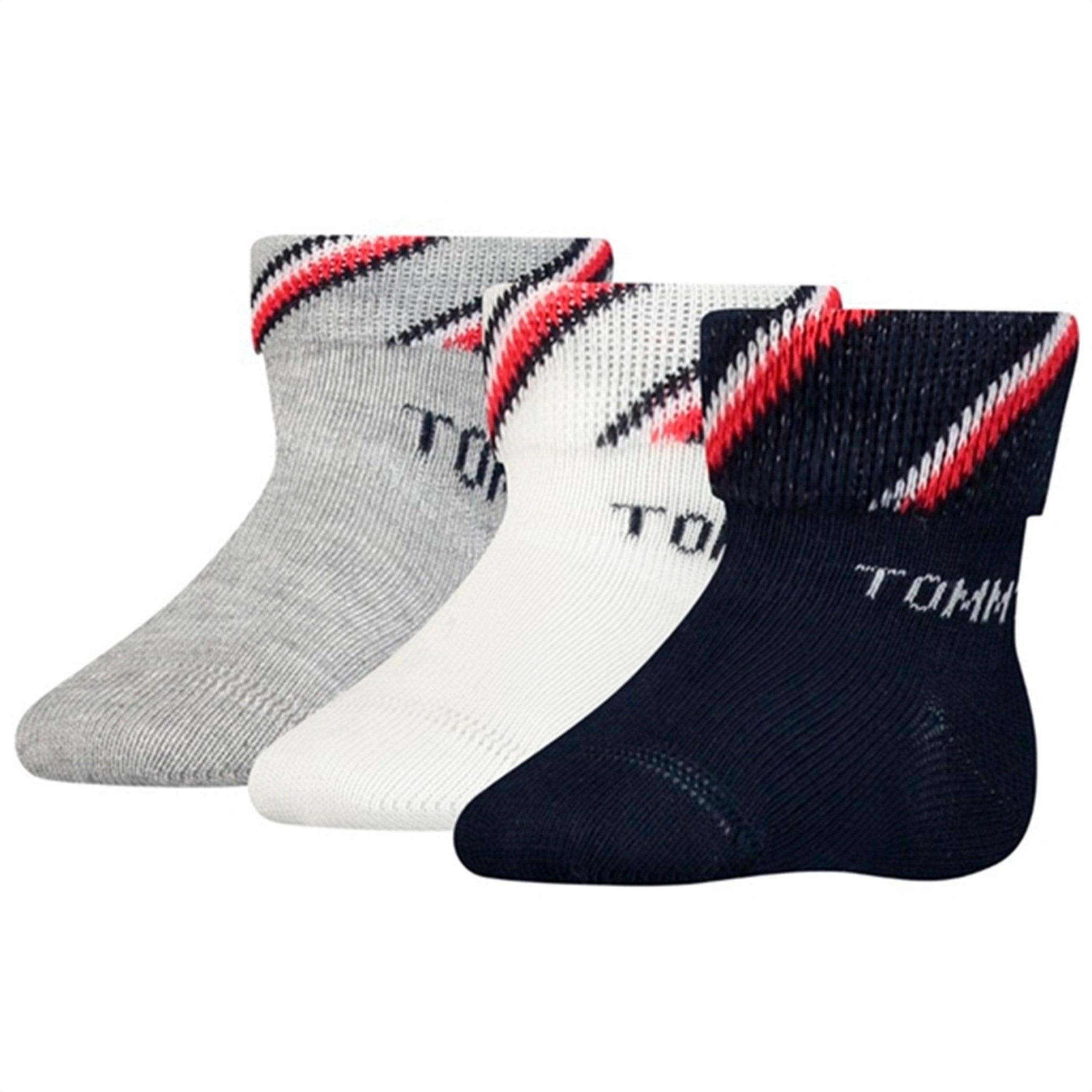 Tommy Hilfiger Newborn 3-pack Giftbox Socks Tommy Original
