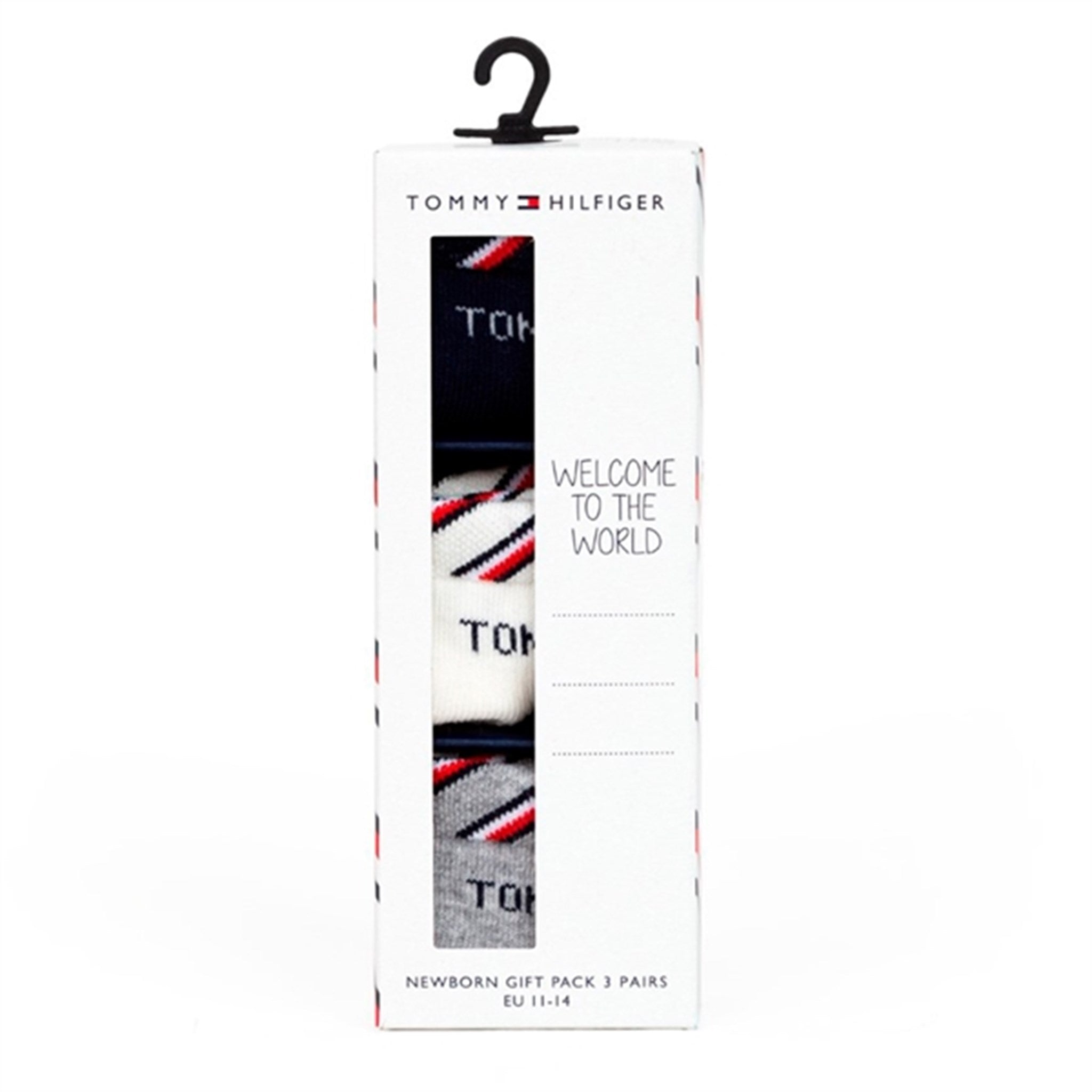 Tommy Hilfiger Newborn 3-pack Giftbox Socks Tommy Original 2