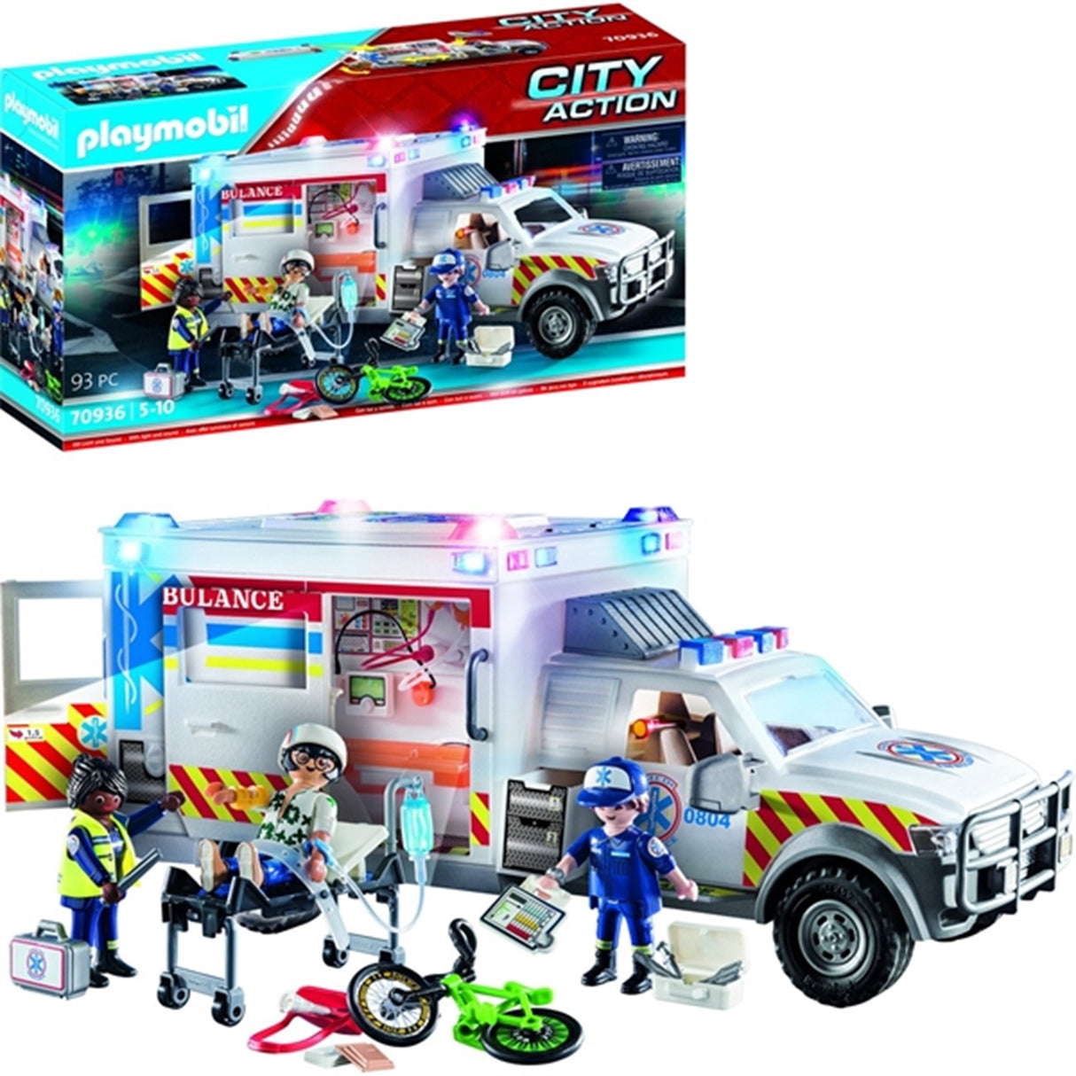 Playmobil® City Action - US Ambulance with Lights and Sound