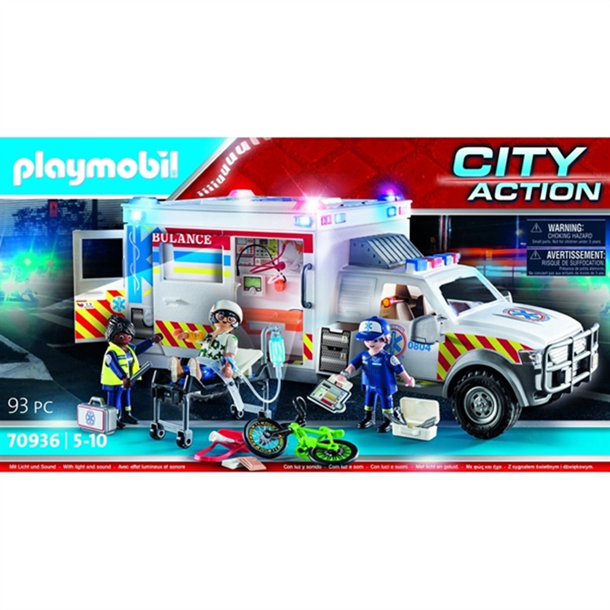 Playmobil® City Action - US Ambulance with Lights and Sound