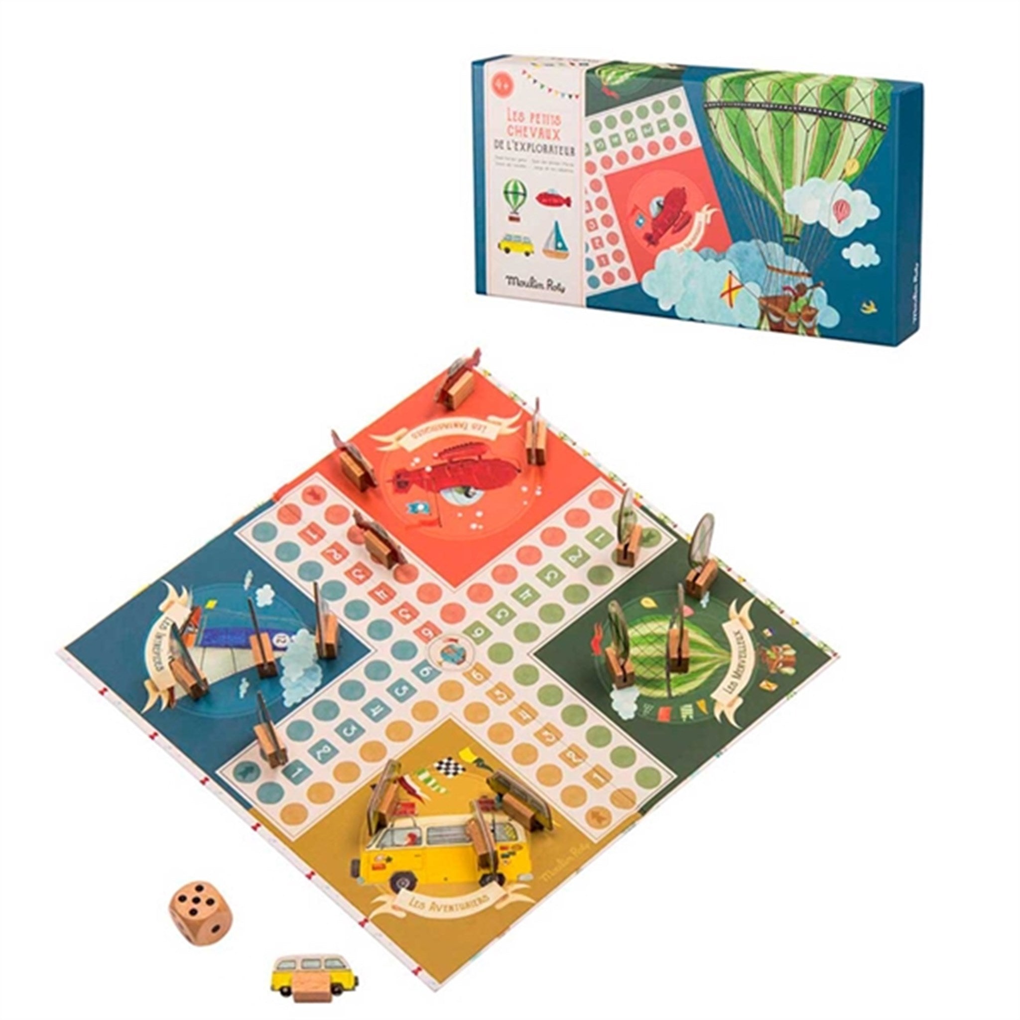 Moulin Roty Game Ludo - World Travel
