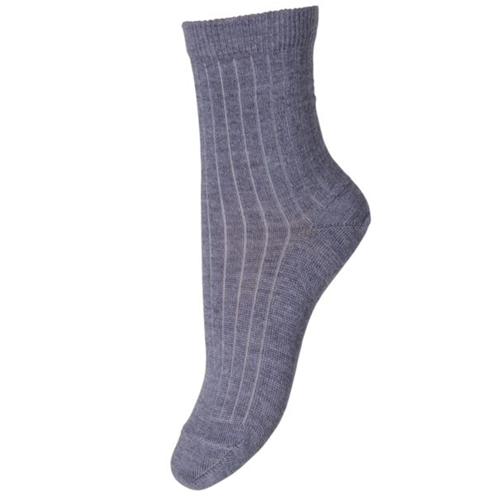 MP Wool Socks Rib Grey