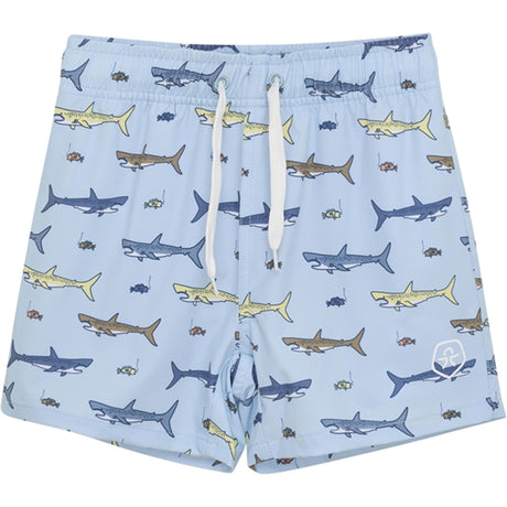 Color Kids Swim Shorts AOP Cerulean