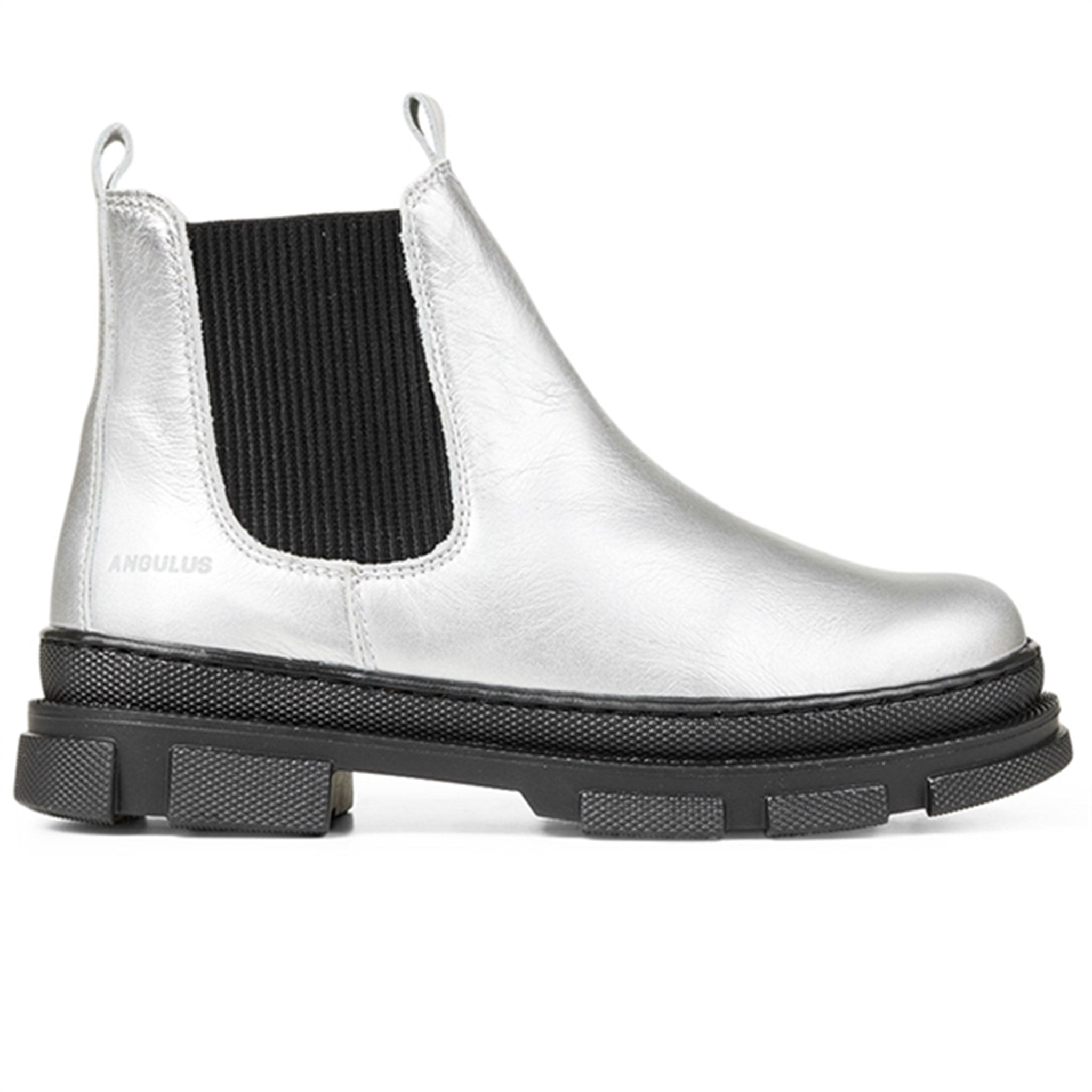 Angulus Boots With Elastic Band Silver/Black 2