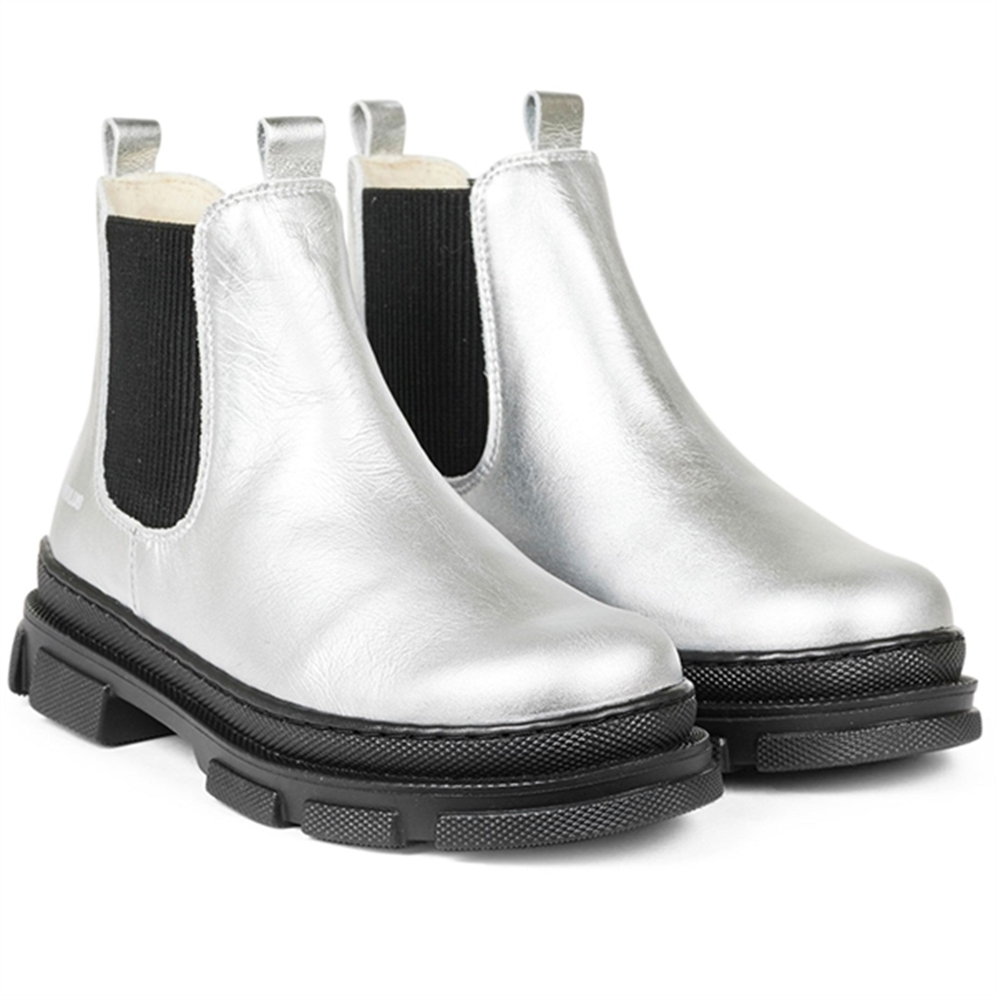 Angulus Boots With Elastic Band Silver/Black