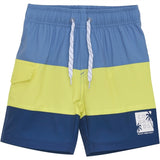 Color Kids Swim Shorts Colorblock Limelight