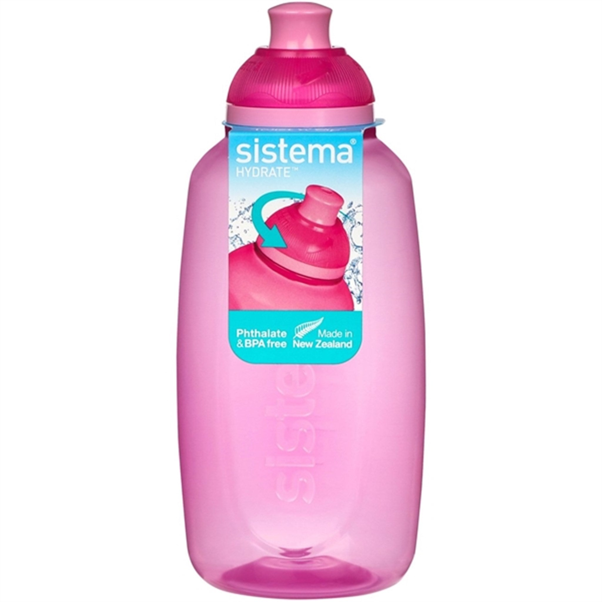 Sistema Twist 'n' Sip Itsy Water Bottle 380 ml Pink 5