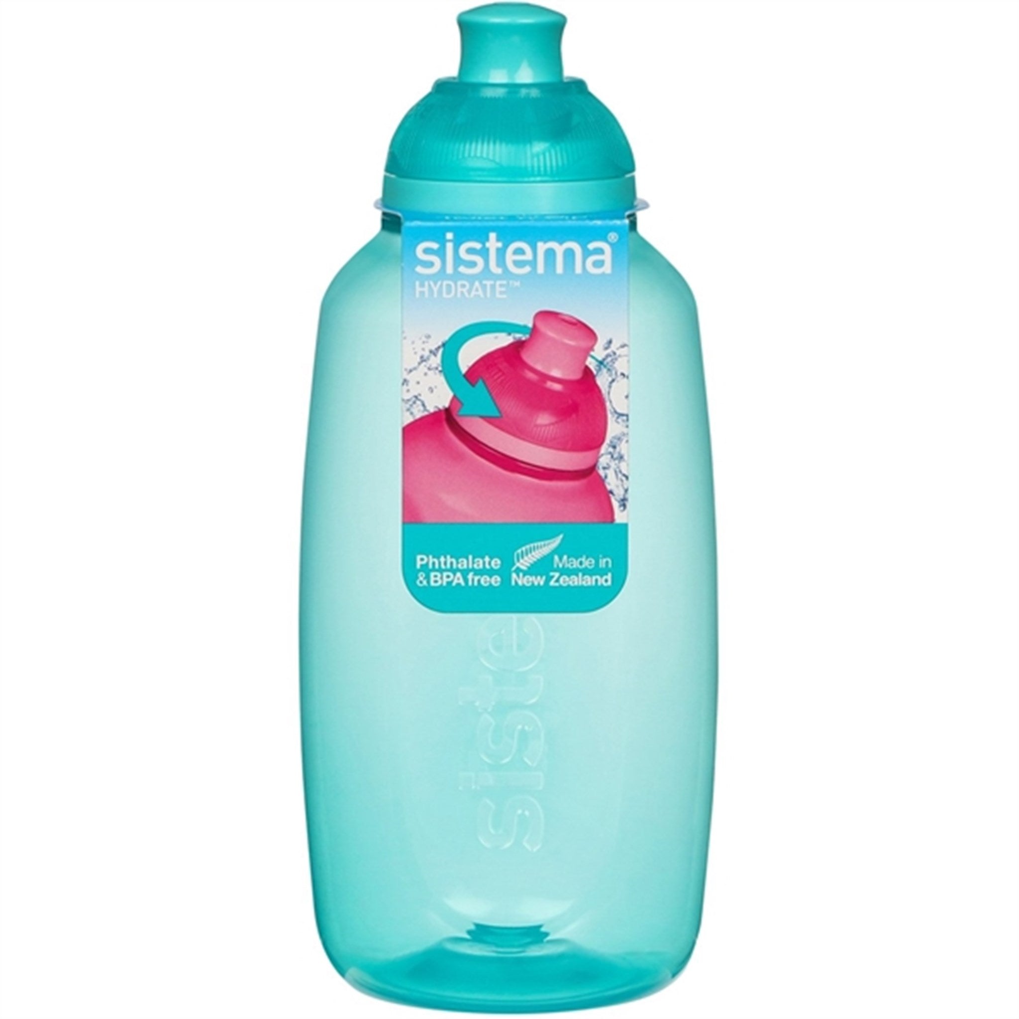 Sistema Twist 'n' Sip Itsy Water Bottle 380 ml Teal 4