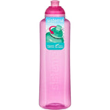 Sistema Swift Twist 'n' Sip Sport Waterflessen | 480 ml | Lekvrije kinderwaterflessen | Gemaakt van gerecycled plastic | BPA-vrij | Teal Stone | 4 stuks Sistema Swift Twist 'n' Sip Sport Waterflessen | 480 ml | Lekvrije kinderwaterflessen | Gemaakt van gerecycled plastic | BPA-vrij | Teal Stone | 4 stuks