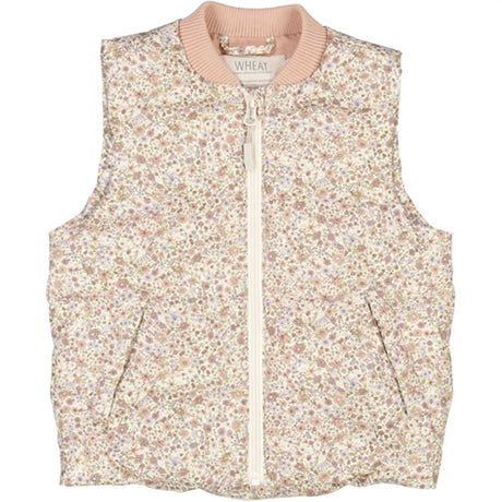 Wheat Vest Andre Summer Puffer Summer Flowers