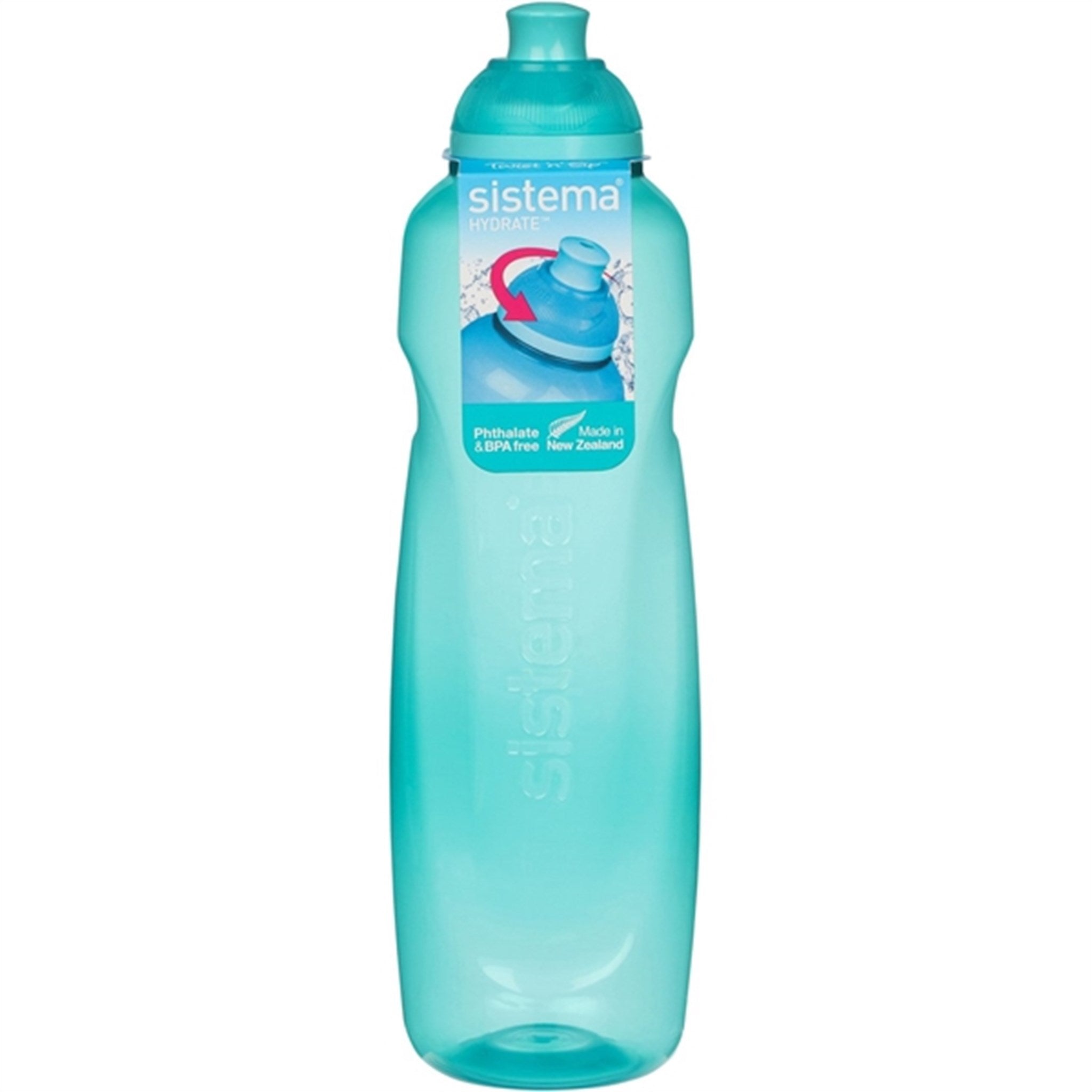 Sistema Twist 'n' Sip Helix Water Bottle 600 ml Teal 5