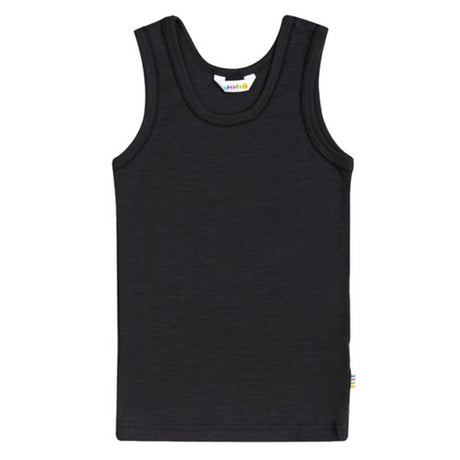 Joha Undershirt Wool/Silk w. Fringe Black