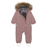 Color Kids Coverall w. Faux Fur Burlwood 5