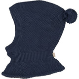 Wheat Knitted Balaclava Pomi Sea Storm