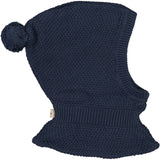 Wheat Knitted Balaclava Pomi Sea Storm