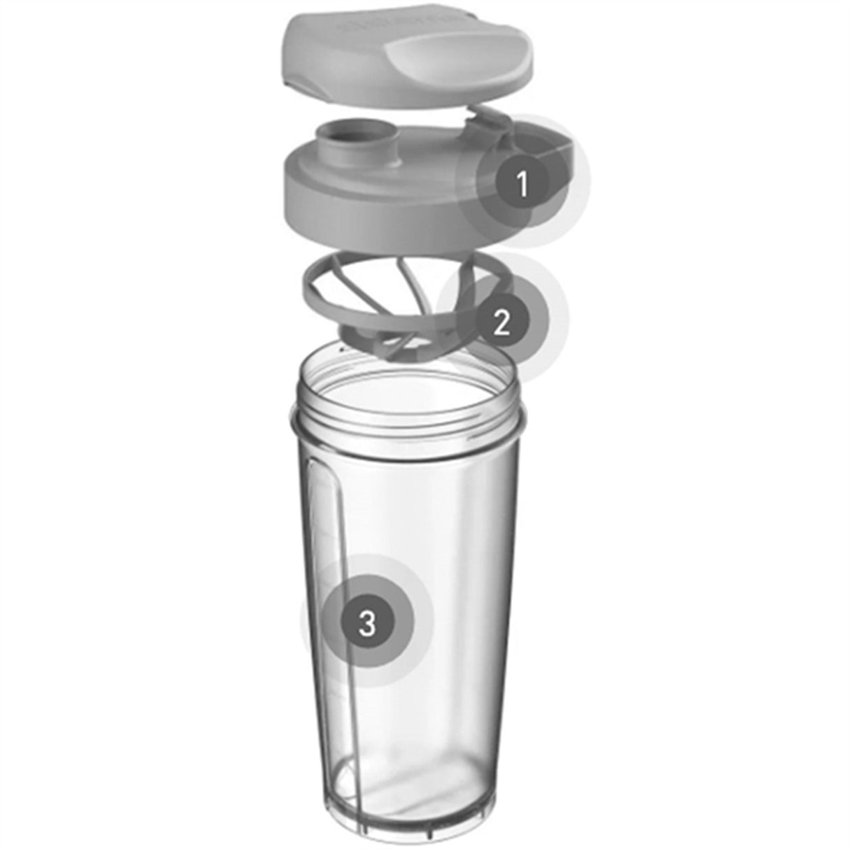 Sistema Active Shaker 750 ml Misty Purple