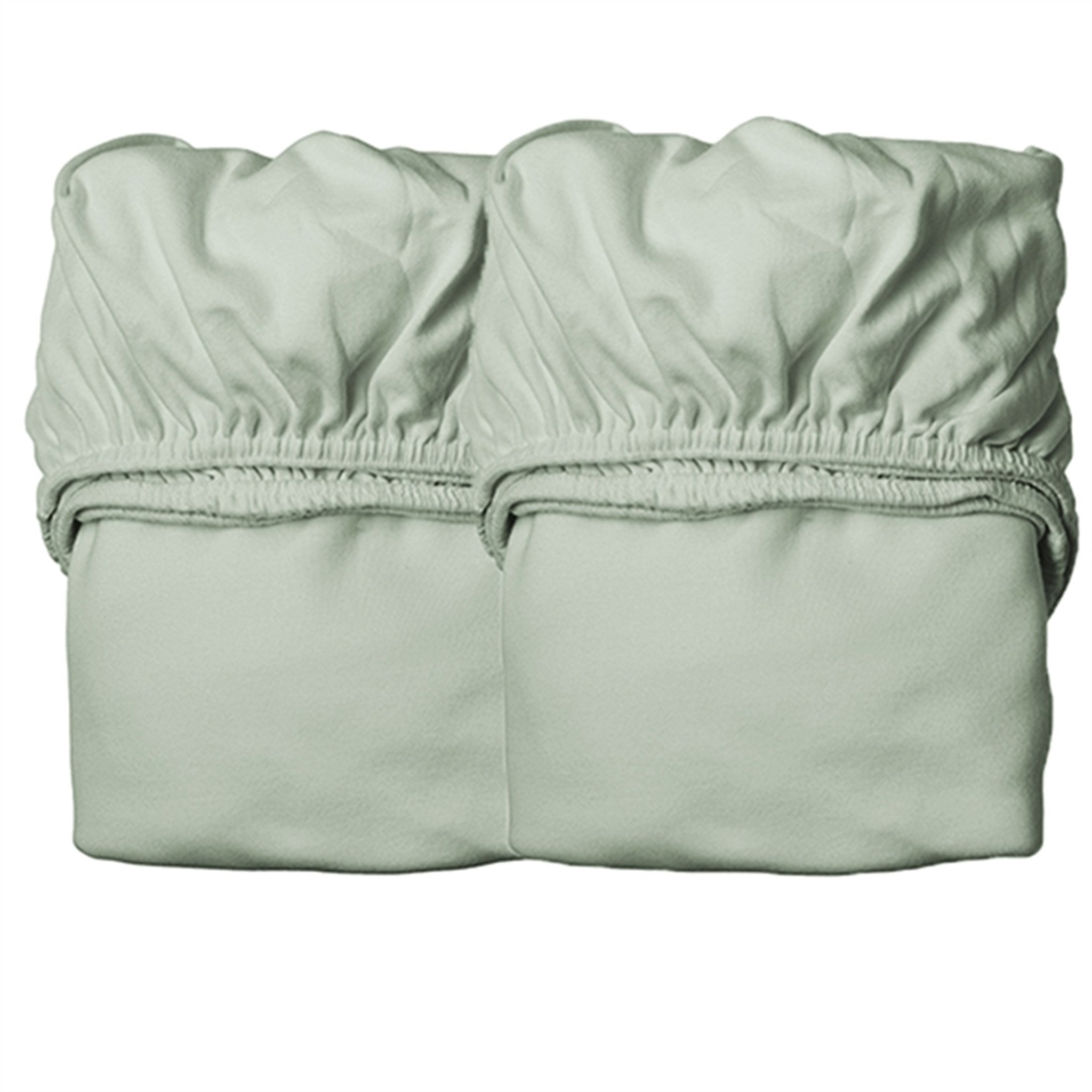 Leander Sheet for Baby Bed 2-Pack Sage Green