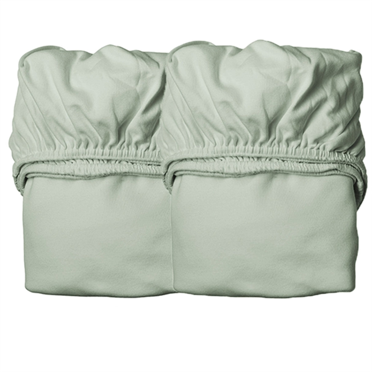 Leander Sheet for Baby Bed 2-Pack Sage Green