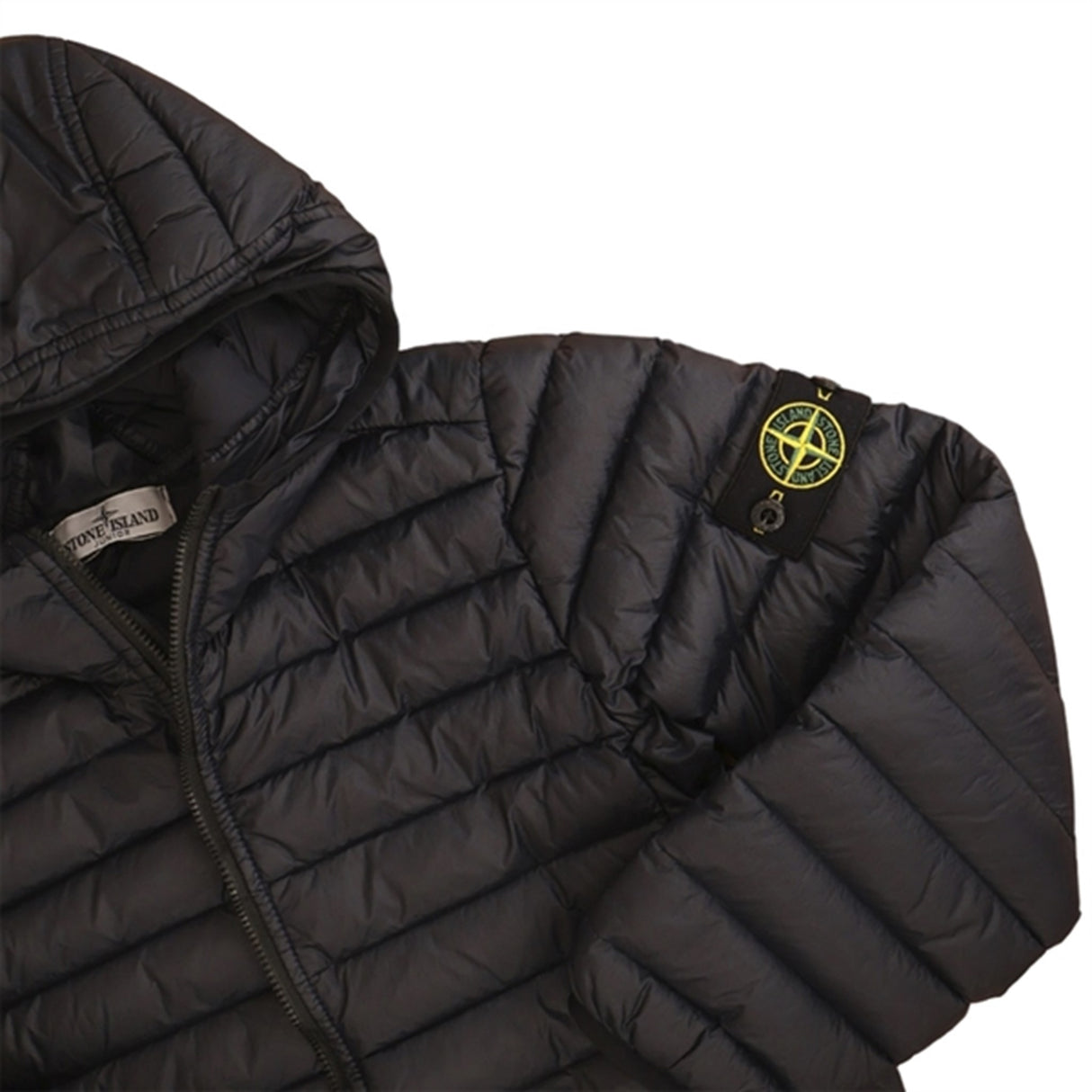 Stone Island Junior Real Down Jacket Navy Blue 3