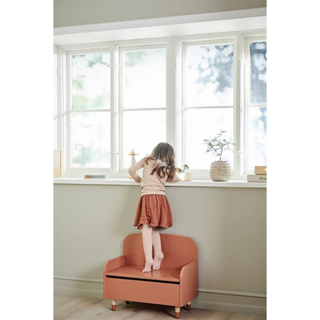 Flexa Dots Storage Bench Blush