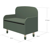 Flexa Dots Storage Bench Deep Green