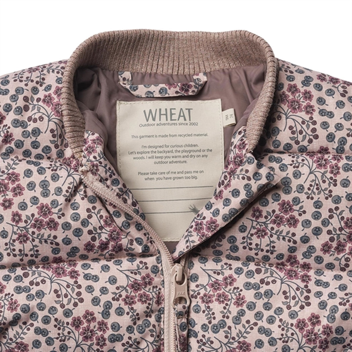 Wheat Puffer Jacket Yuri Pale Lilac Berries 4