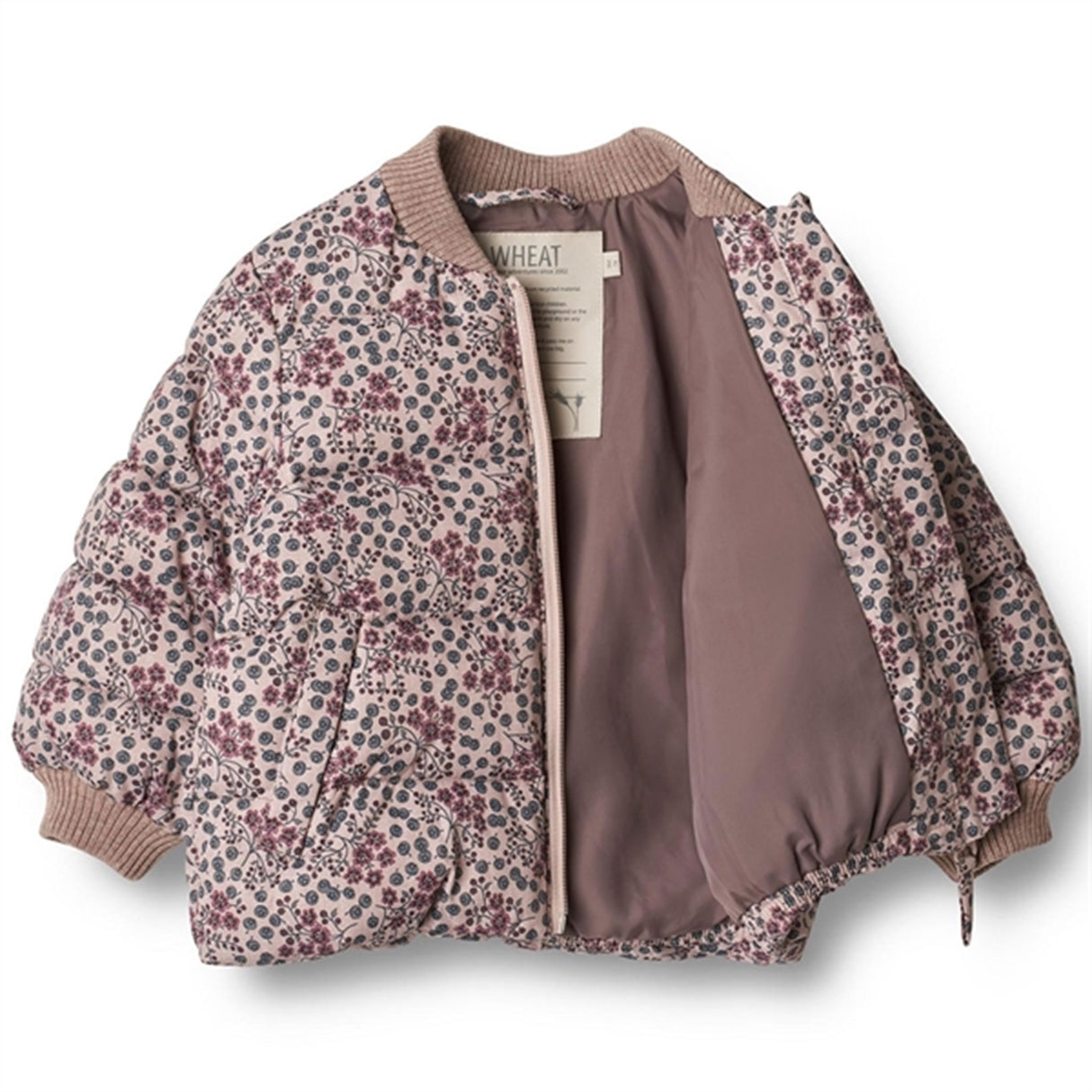 Wheat Puffer Jacket Yuri Pale Lilac Berries 3