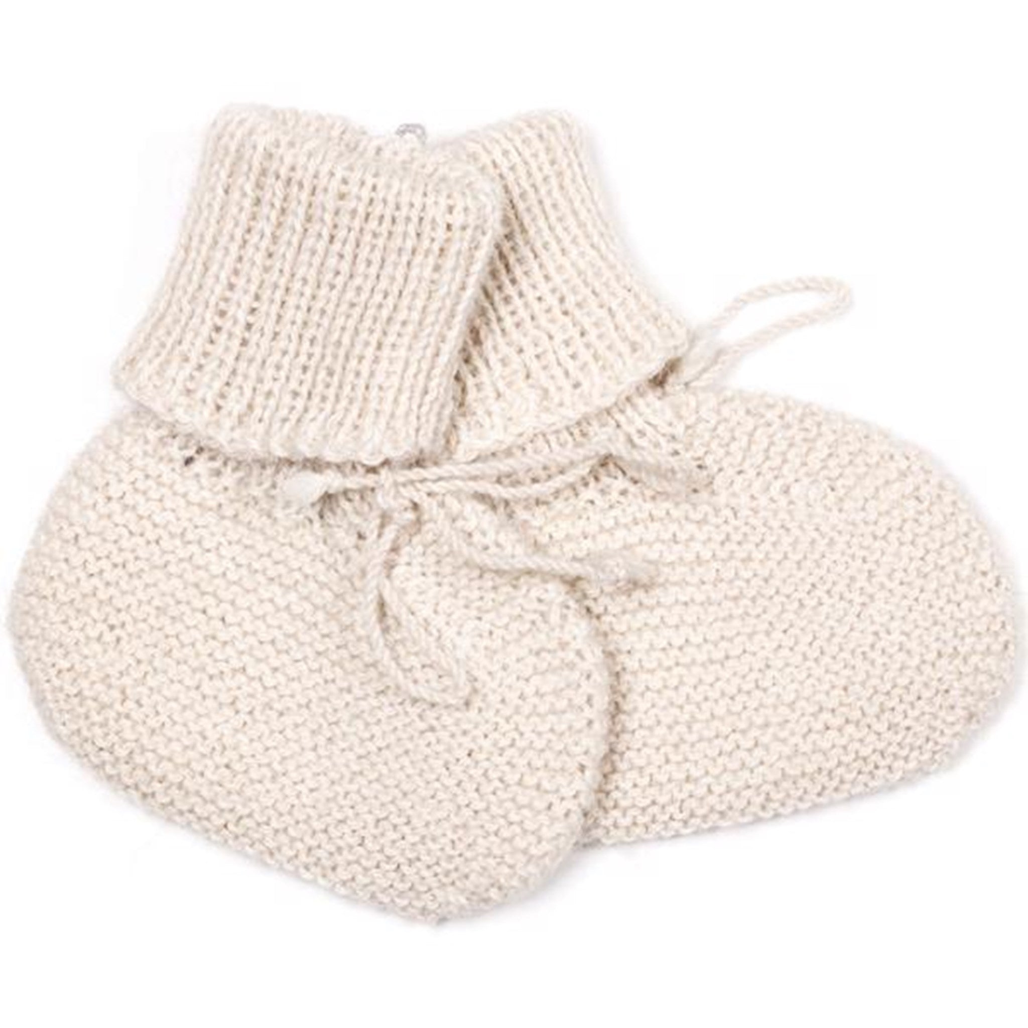 Huttelihut Alpaca Wool Baby Socks Off White