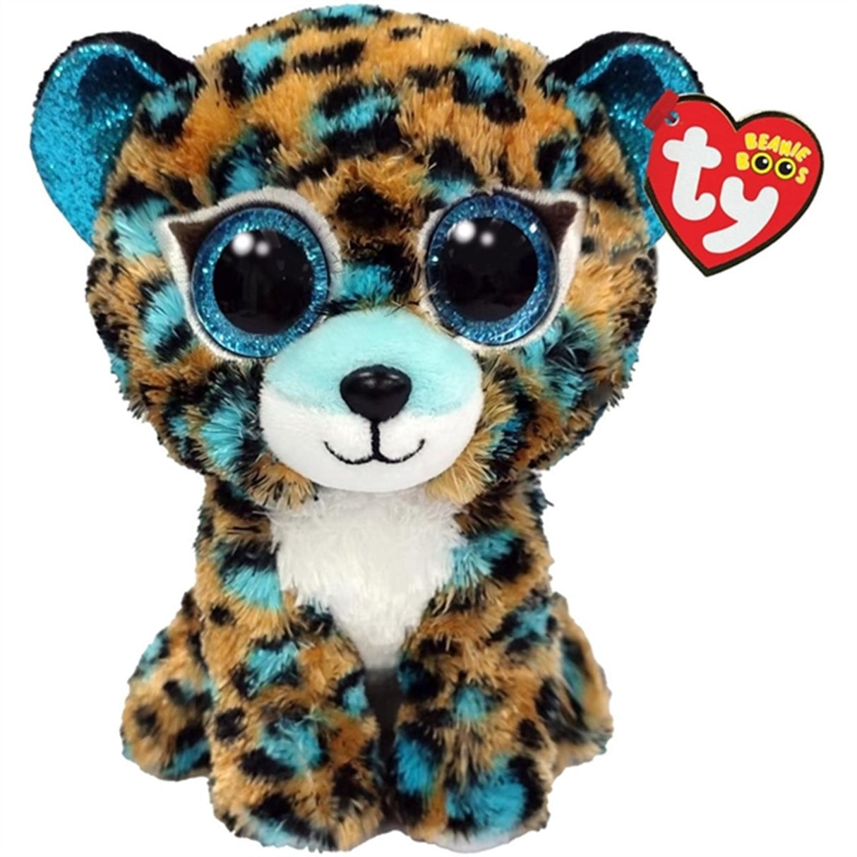 TY Beanie Boos Cobalt - Blue Leopard Reg