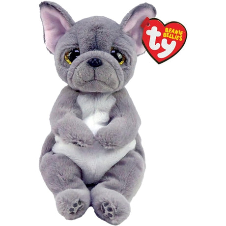 TY Beanie Bellies Wilfred - Dog Gray Reg