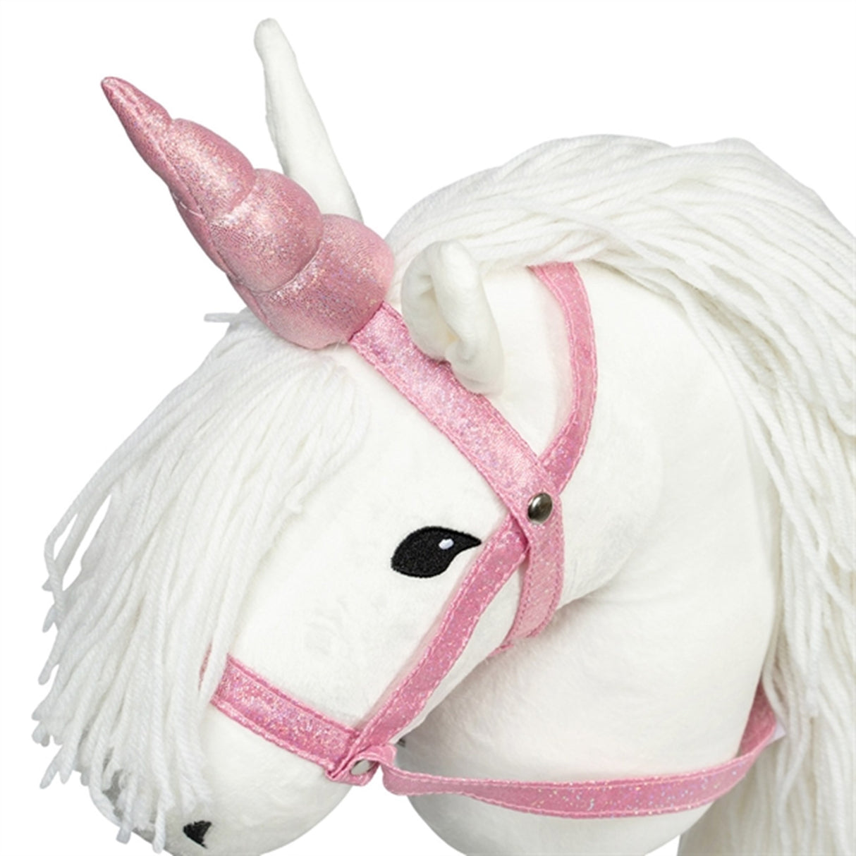 by Astrup Unicorn Horn and Halter for Hobby Horse Pink