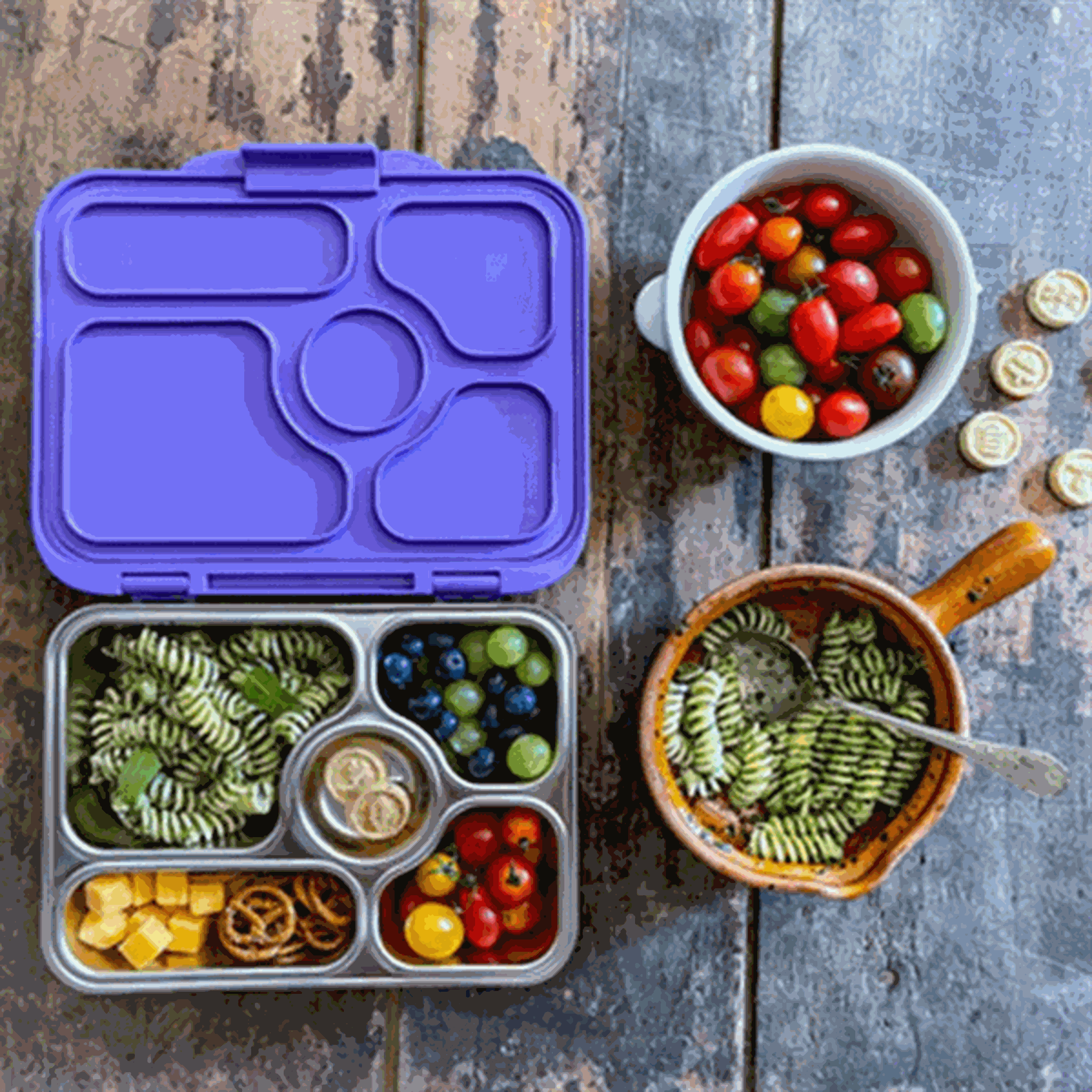 Yumbox Presto Stainless Steel Lunch Box Remy Lavender 3