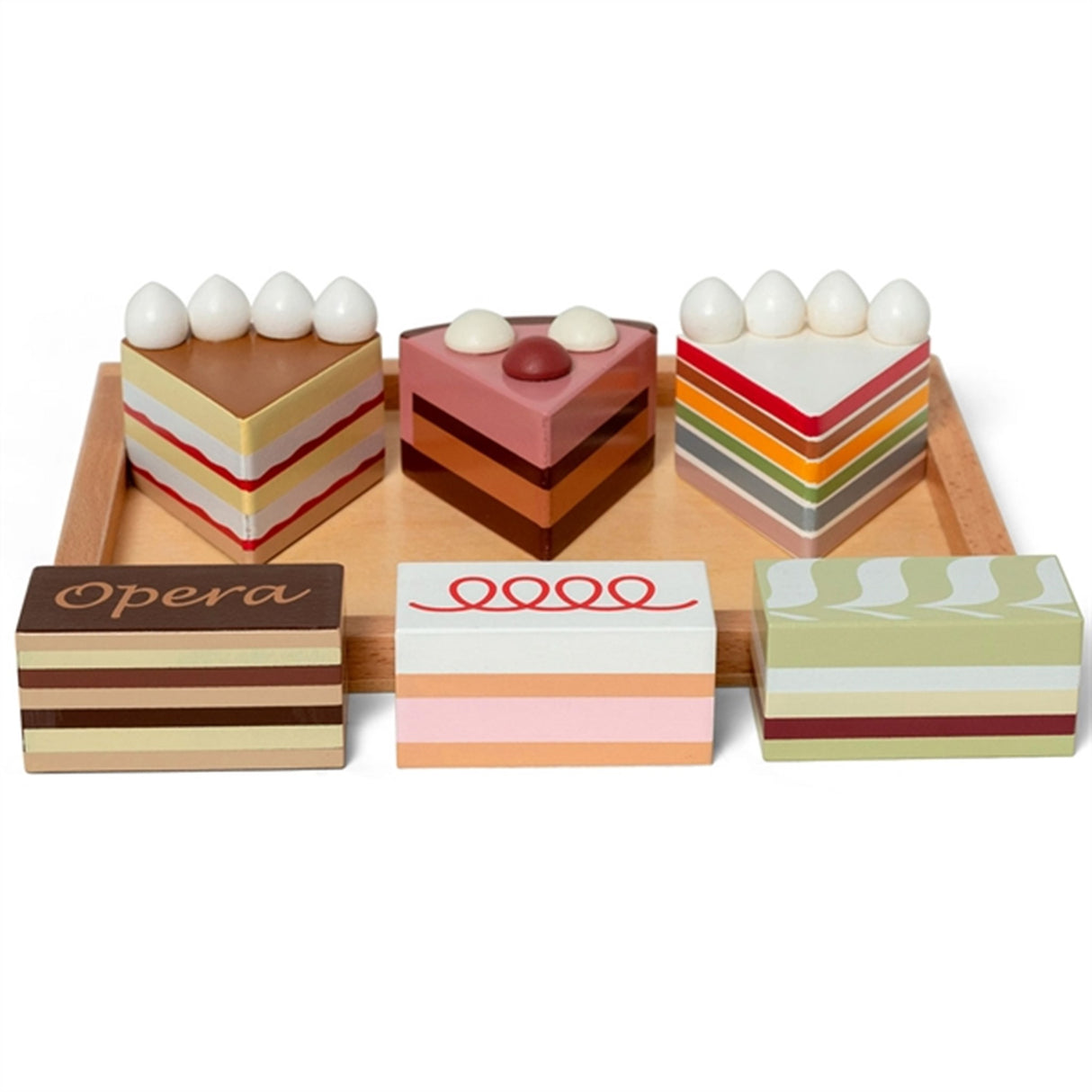 MaMaMeMo Cake Slices on Platter