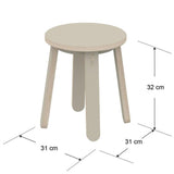 FLEXA PLAY Creative Table Stool Grey 4