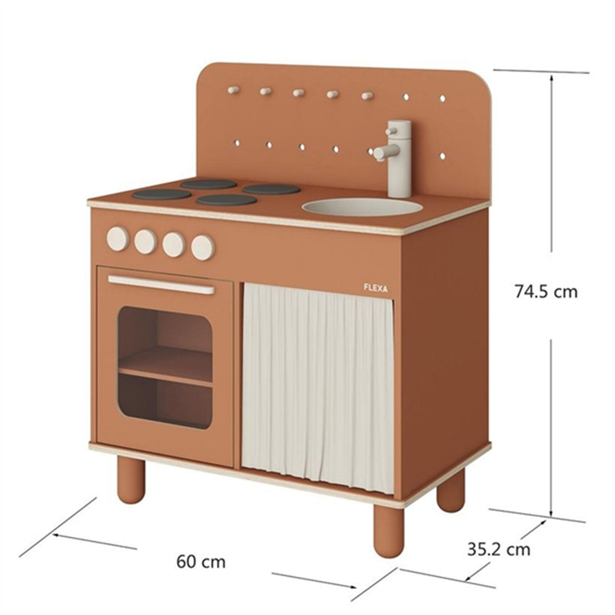 FLEXA PLAY Kitchen Rosa