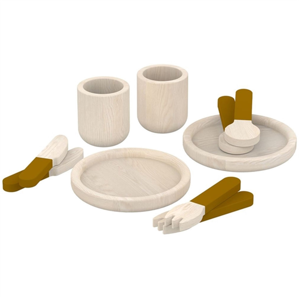 FLEXA PLAY Tableware Yellow