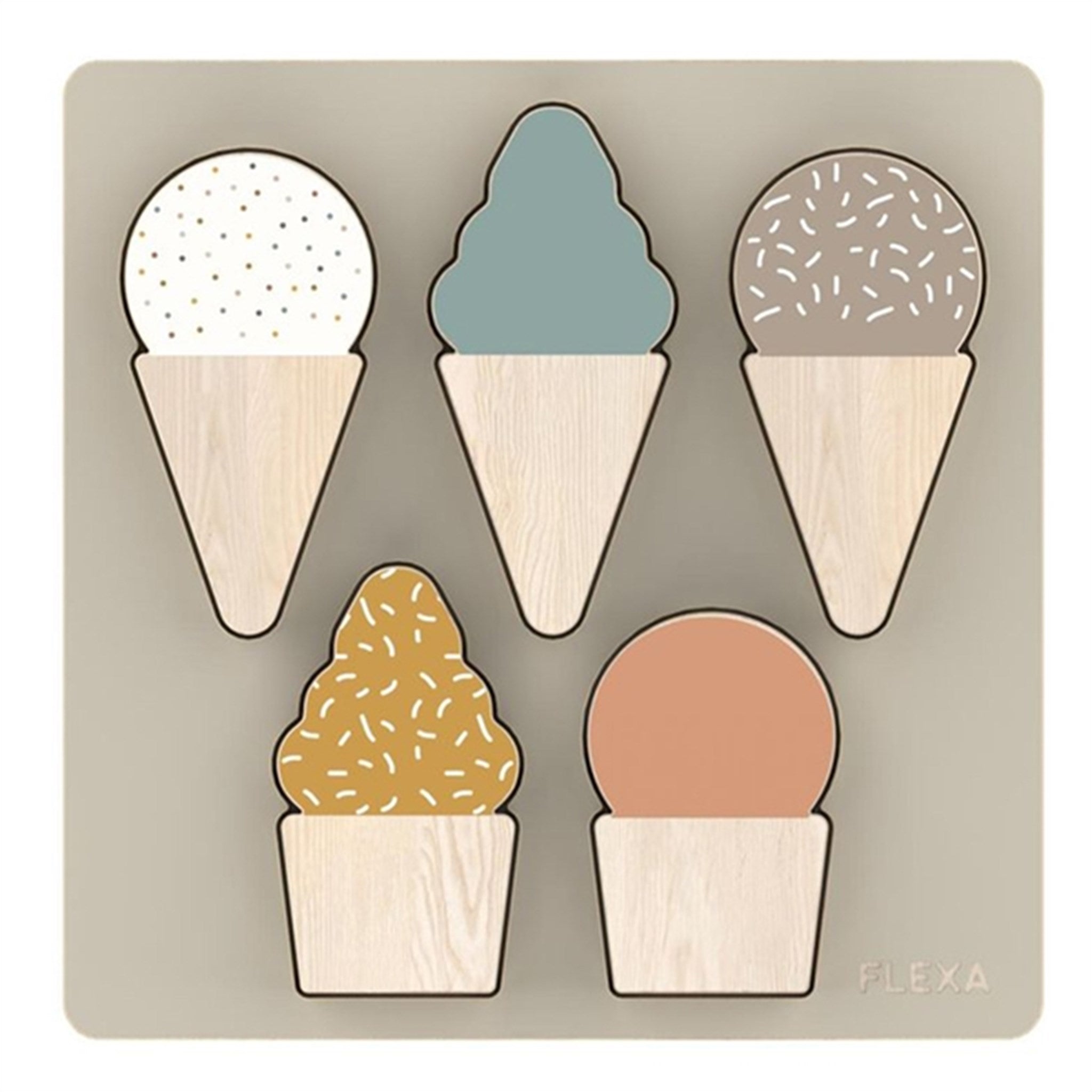 FLEXA PLAY Puzzle Ice cream  Multi Color 7