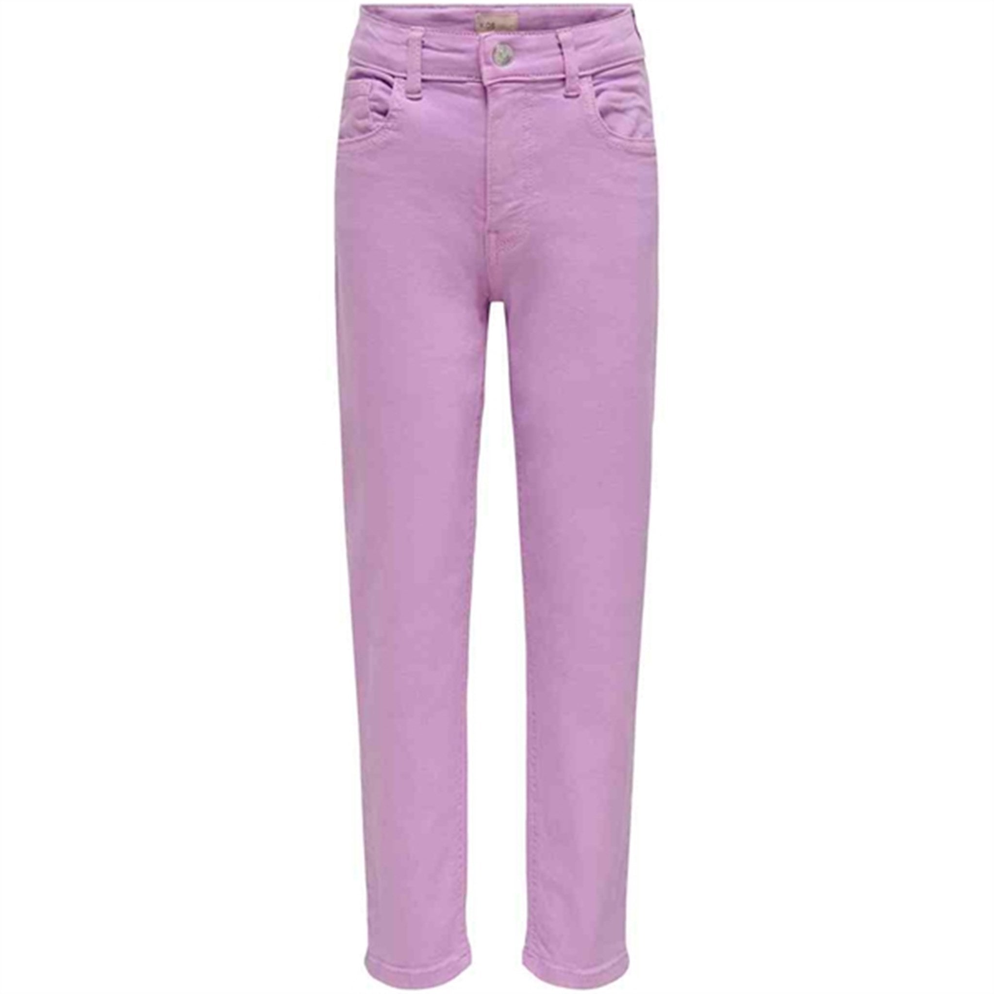 Kids ONLY Orchid Bloom Calla Mom Fit Jeans