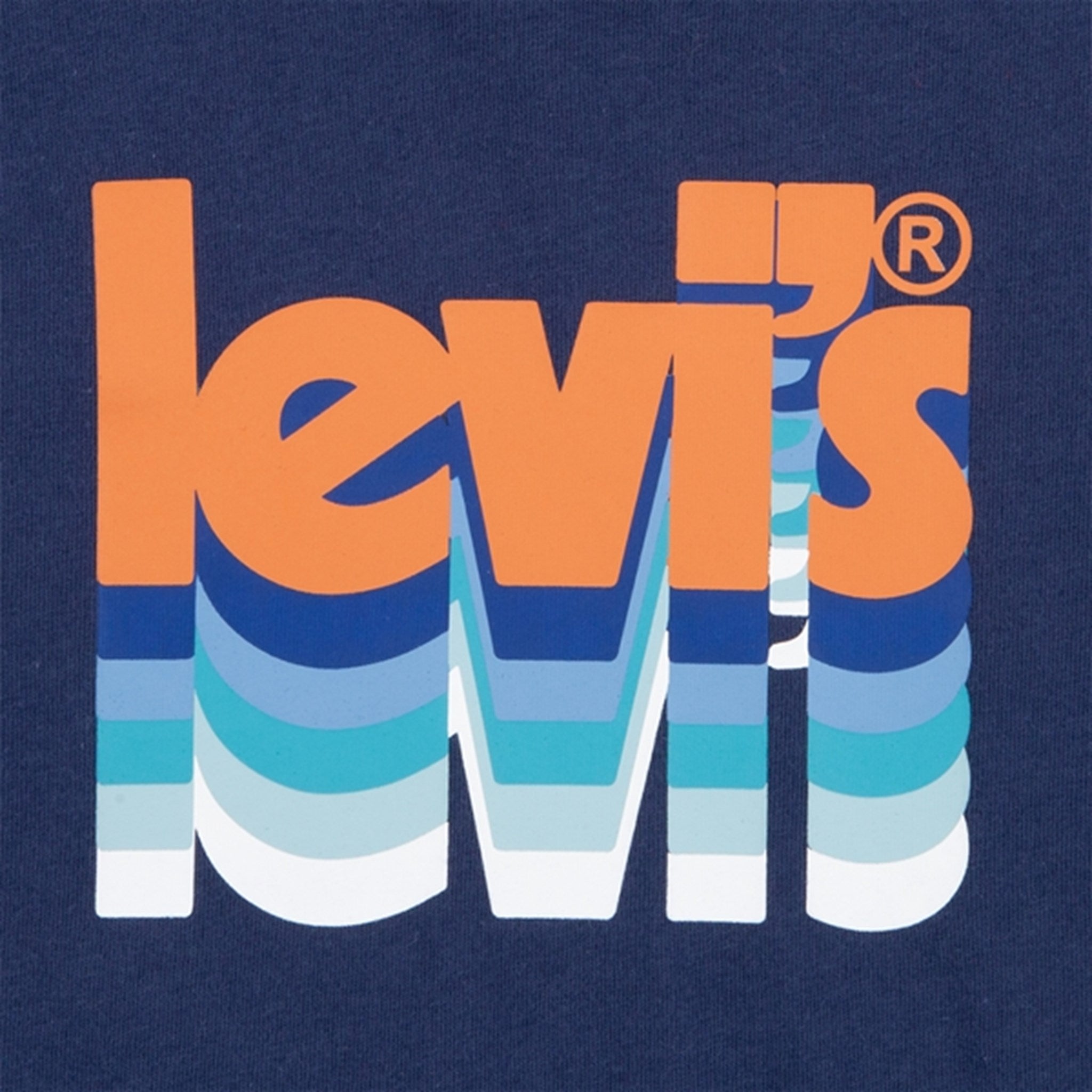 Levi's Layered Poster Logo T-shirt Blue 2