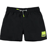 Molo Black Niko Solid Swim Trunks