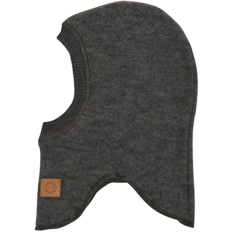 Mikk-Line Wool Balaclava Anthracite Melange