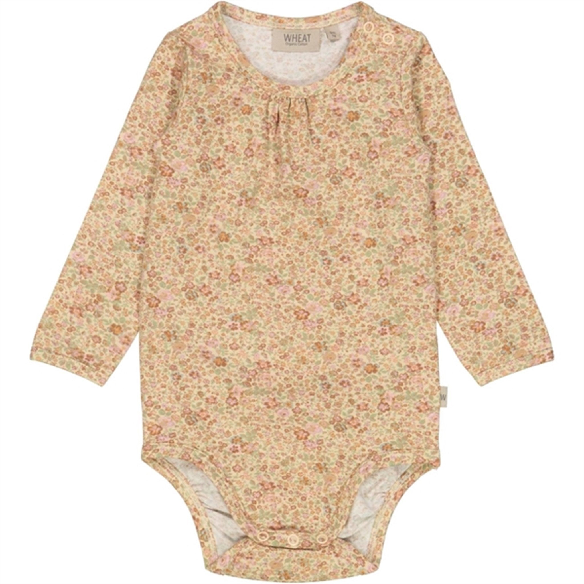 Wheat Barely Beige Small Flowers Liv Body