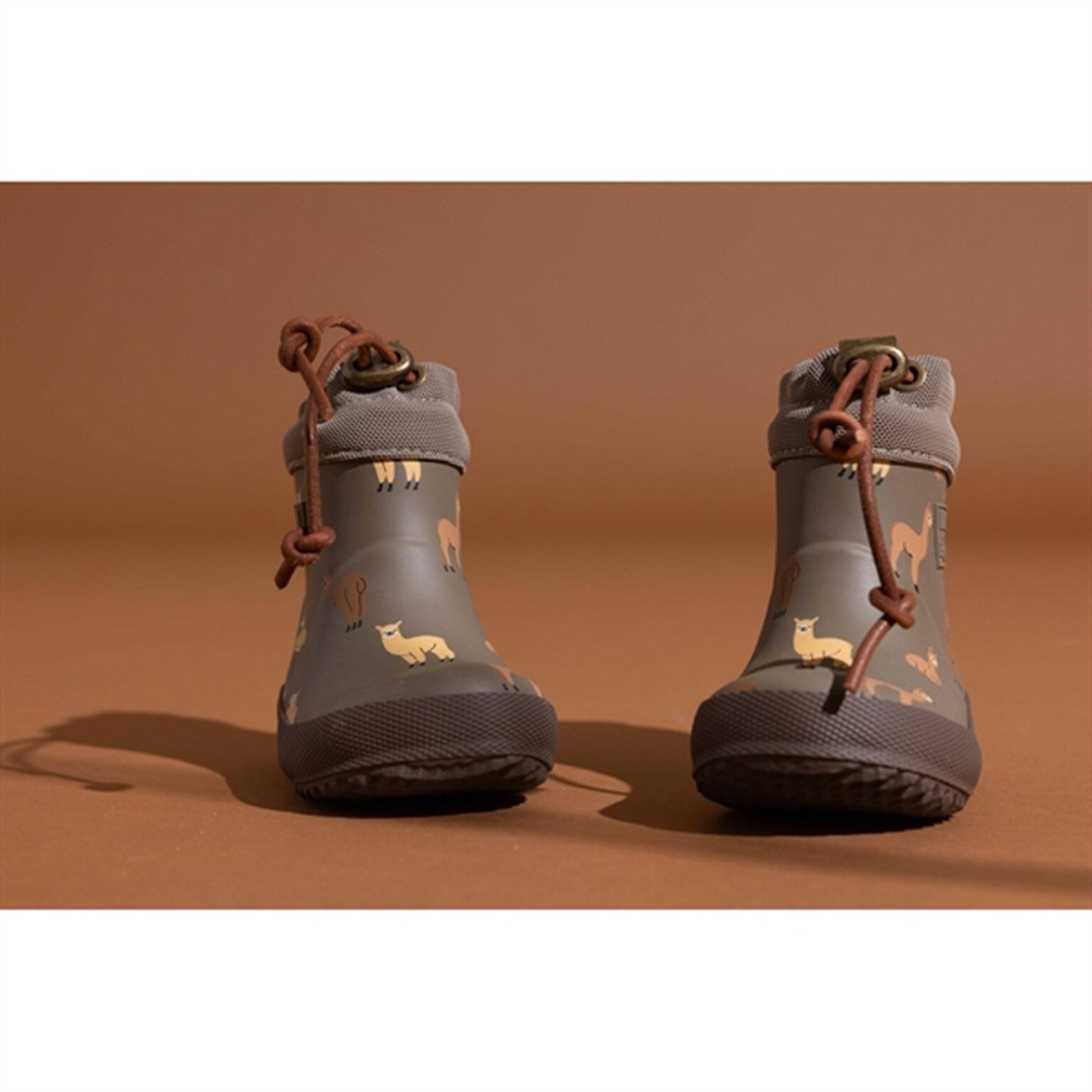 Huttelihut X Bisgaard Baby Thermo Rubber Boots Earth 3