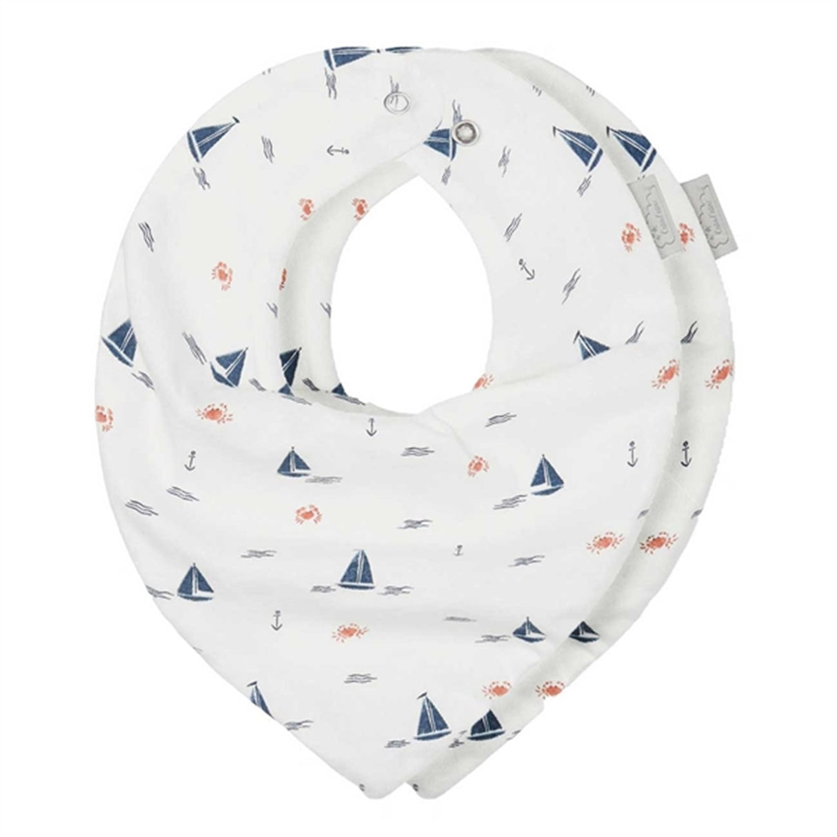 Cam Cam Copenhagen Bandana Teething Bib 2-pack Sailboats