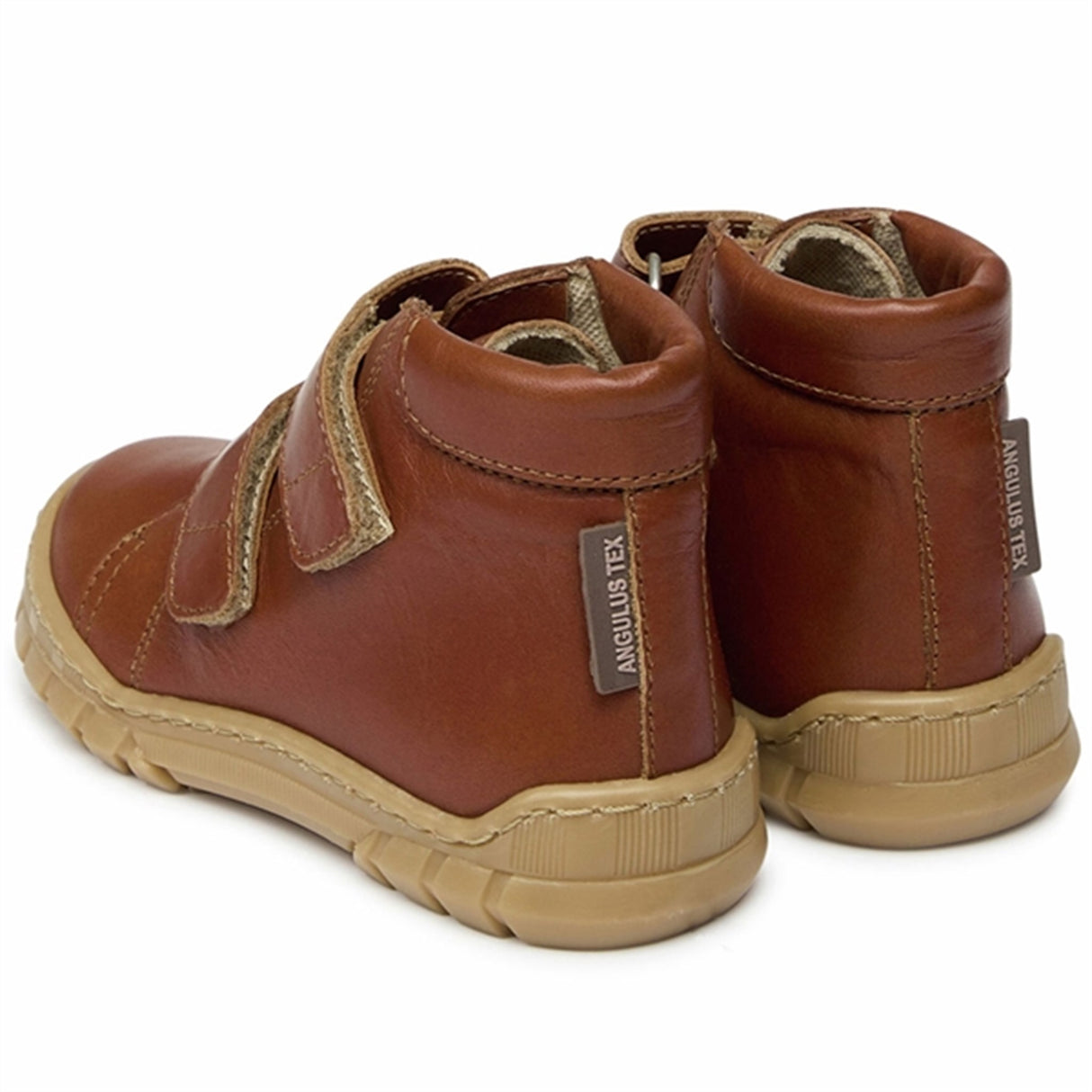 Angulus Basic Beginner Tex Sneaker with Velcro Cognac Basic 2