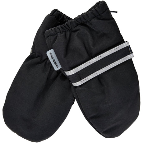 Mikk-Line Baby Mittens Black