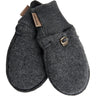 Mikk-Line Wool Mittens Anthracite Melange