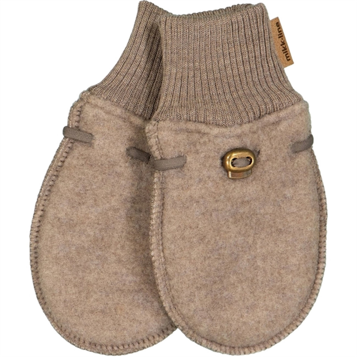 Mikk-Line Wool Mittens Melange Denver